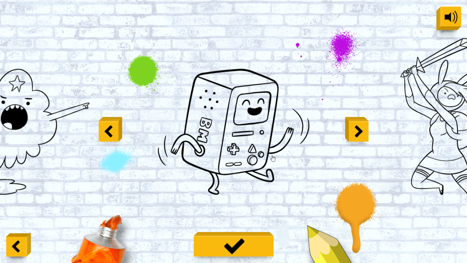 Adventure-time-colour-in-game