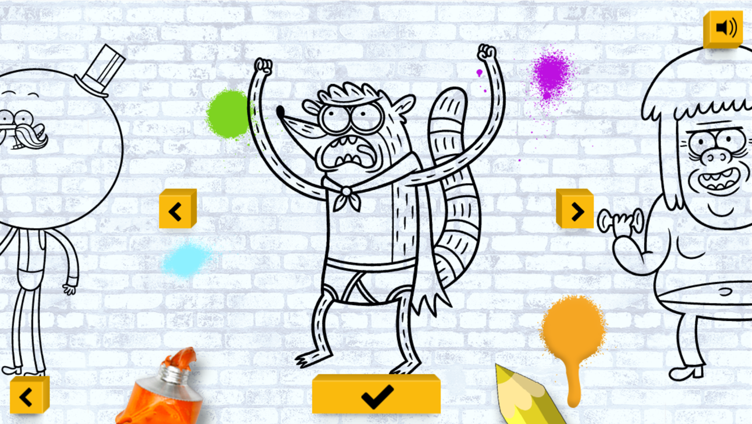 Regular-Show-Colour-In-Game